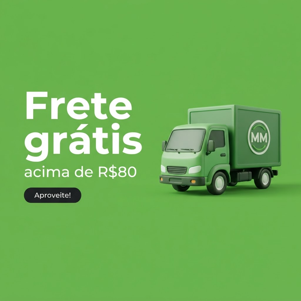 Frete grátis acima de R$80